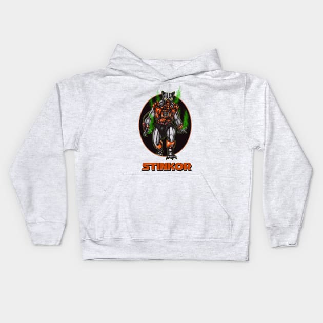 Stinkor Kids Hoodie by sapanaentertainment